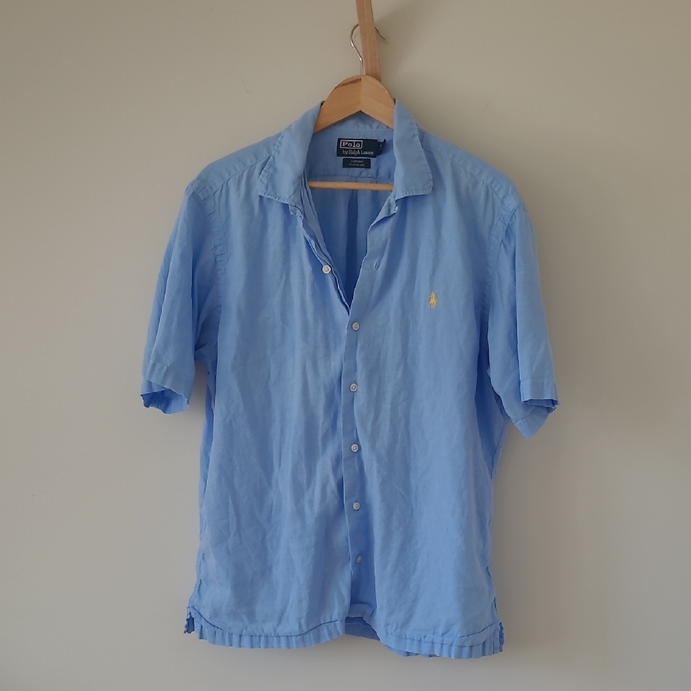Ralph Lauren Blue Casual Button Down Shirt